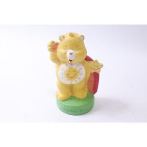 Care Bears, Funshine Bear with Rainbow Star, Figurine, Hand Painted, Decorative,